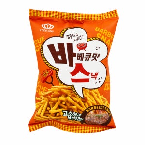 푸드킹 바베큐맛 스낵 100g