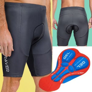 RAVER 블로우 쇼츠 젤패드 5부 자전거바지 사이클 속바지 반바지 숏팬츠 라이딩복