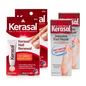 케라셀네일 리뉴얼 10ml 2개 + 케라셀 풋크림 30g 2개 손톱영양제 문제성손발톱 발각질풋케어
