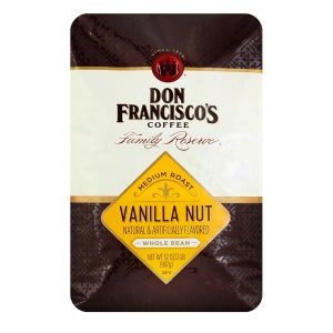 돈 프란시스코 바닐라 너트 홀 빈 커피 907g Don Francisco’s Vanilla Nut Whole Bean Coffee - 2 lbs.