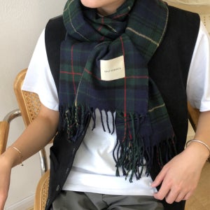 겨울 캐시미어 울 머플러 남녀 커플 보들보들 목도리