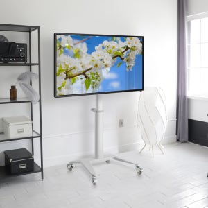 카멜마운트 PSB70W 이동식 회의실 피벗 TV 다용도 선반 스탠드 거치대