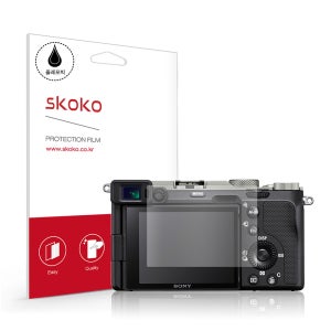 스코코 소니 알파 A7C 유광 카메라 항균 올레포빅 액정보호필름 2매