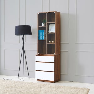 동서가구 모르 600 3단 유리 장식장 DF918494