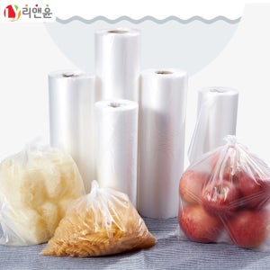 위생 롤백 일회용 투명 비닐 봉투 위생팩 롤팩 봉지 대용량