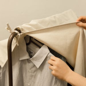 굿슈머 행거가리개 덮개 맞춤 주문 제작 광목 10수 실속형 세로길이 150cm