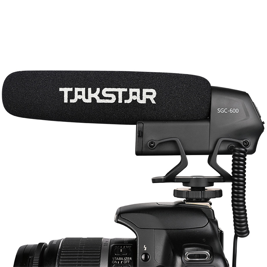SGC 탁스타 신형 TAKSTAR SGC-600 고감도 콘덴서 샷건형 붐 마이크 유튜브 DSLR