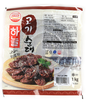 (도매) 토종순대 2kg 속이 꽉찬 육즙폭발 고기순대 볶음 국밥 업소용 대용량