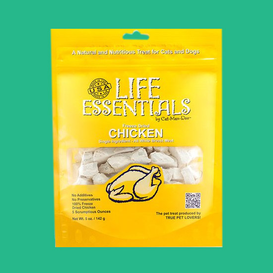 캣만두 동결건조 간식 치킨 트릿 닭고기, 142g, 1개