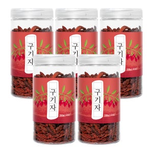 구기자 국내산 말린 건조 1250g (250g X 5통)