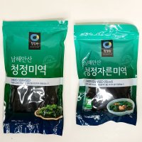 대상 청정원 남해안산 청정 미역 100g, 청정 자른 미역 50g