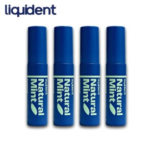 리퀴덴트 입냄새제거 무알콜 구강스프레이 구취제거 구강청결제 휴대용가글 10ml, 4개