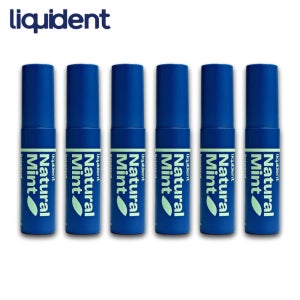 리퀴덴트 입냄새제거 무알콜 구강스프레이 구취제거 구강청결제 휴대용가글 10ml, 6개