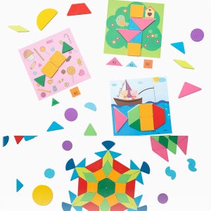 테셀레이션 퍼즐 창의 수학 학습 교구 200pcs