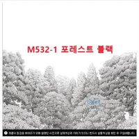 LG뮤럴벽지 ufeffM532-1 포레스트 블랙 1m(1폭)x 2.4m(길이) 포인트벽지