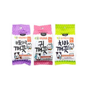 에티펫 강아지 고양이 청결 물티슈 눈물자국,귀,양치이빨 깨끗