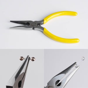 피어싱 잠금 열기 돌리기 롱노우즈 플라이어 펜치 집게
