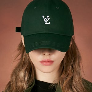 모노그램 소프트 오버핏 볼캡 그린