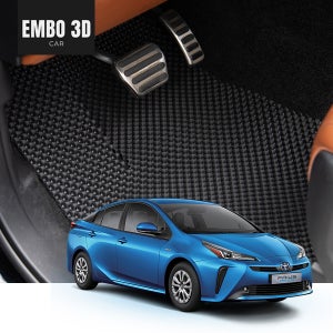 미로카매트 엠보싱 3D 토요타 프리우스 3세대 4세대 / 1+2열 자동차매트 트렁크매트