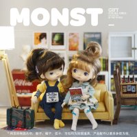 monst 몬스트돌 시리즈 2 버전 중국 육일돌 소품 장식 못난이 인형 인테리어 20cm