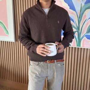 폴로 랄프로렌 남자 램스울 하프집업 반집업 니트 ( 5color )