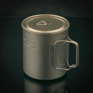 티타늄 컵 750ml 캠핑 머그컵 등산용컵 티탄컵
