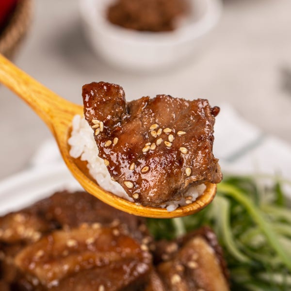 돼지갈비 맛집 수제 양념 갈비 밀키트 쑥잎왕구이 300g