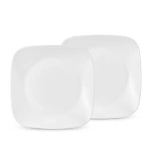 코렐 저스트화이트 사각대접시 2P / 접시세트 집들이선물 예쁜식기 신혼부부그릇 파스타 샐러드