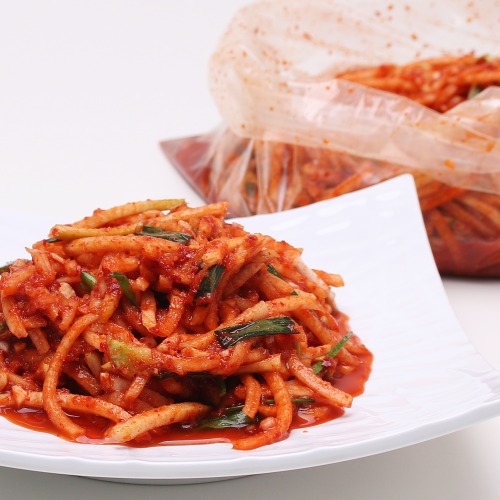무생채 김치 5kg 팔팔마켓 전라도 보성녹차 무채 김치
