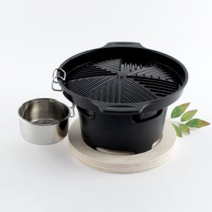 미니 화로 세트 그릴팬 가정용 1인용 1인 화로 (삼겹살용)