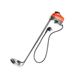 우주전열 국자형 온수히터 1.5KWx400mm 물히터 돼지꼬리 온수기