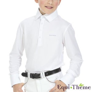 [EQUI THEME] Mesh 폴로 긴팔셔츠