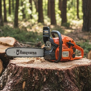 허스크바나 450-II 엔진톱 450mm (18인치 가이드바) 체인톱 50cc 목공용