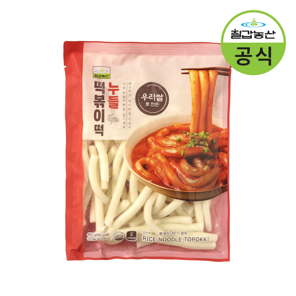 쌀로만든누들떡볶이떡 제품 이미지