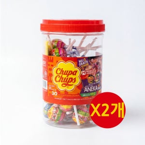 츄파춥스 레드 270g (30입) x2개 / 캔디 막대사탕 롤리팝
