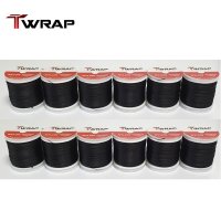 자드락 T-WRAP NC 나일론 블랙 래핑사 키트 (12개) ,낚시대 수리 가이드 실