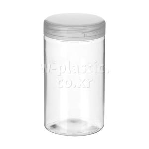 식품용기 올담 원형 600ml 1박스(100개) 견과류 곡물 잡곡 간식 사탕 쿠키 용기 통