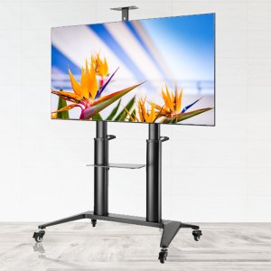 대형 티비스탠드 엔산 이동식 모니터 TV 거치대 75인치 85인치 100인치 BTTL-600B