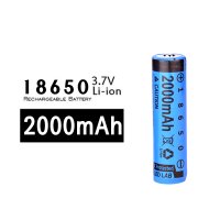 18650 충전지 2000mAh LED후레쉬 손전등 헤드랜턴 배터리