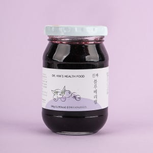 김재식헬스푸드 과육이 살아있는 진짜블루베리잼 380g 3병