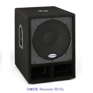 음향[진열품중고판매] SAMSON RS15s 15인치 패시브 서브우퍼 /1통당/서브우퍼는 밴드나 이동용 음향 시스템에 적합