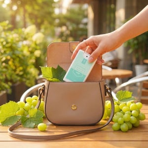 라비스코 닥터포켓 15ml 카드형 스프레이 손소독제 10개입, 청포도향, 6가지향 간편한 휴대 강력한 효과 강화된 보습 의약외품 에탄올 70%