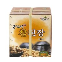 뚝배기 공산애 콩100% 참된장14kg