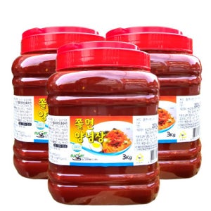 뉴그린 쫄면 양념장 소스 3kg 6개