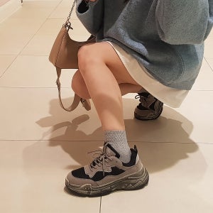 남녀공용 키높이 커플 어글리슈즈 쿠션 운동화