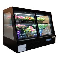 다이아 꽃냉장고 사선 1800 블랙 앞문형 UKGS-1800BF 꽃쇼케이스
