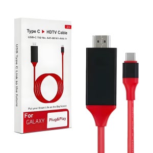 미러링케이블 넷플릭스 TV 연결 C to HDMI 핸드폰 티비 모니터 디즈니플러스 케이블 레드