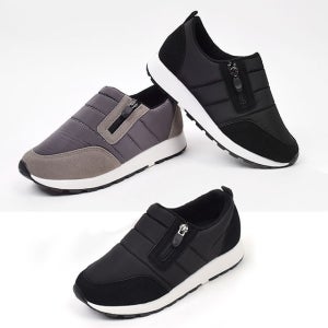 미끄러움방지 융털 여자 슬립온 방한 패딩 운동화