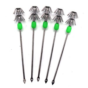 생미끼에기 호래기바늘 9cm 치비이카 더블훅 에기 쭈꾸미 갑오징어 문어 낚시