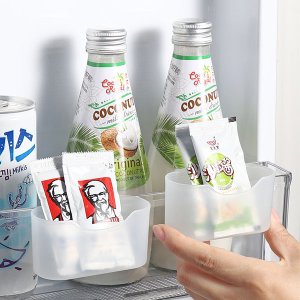 토토리빙2개 미니포켓 냉장고 트레이 소스정리